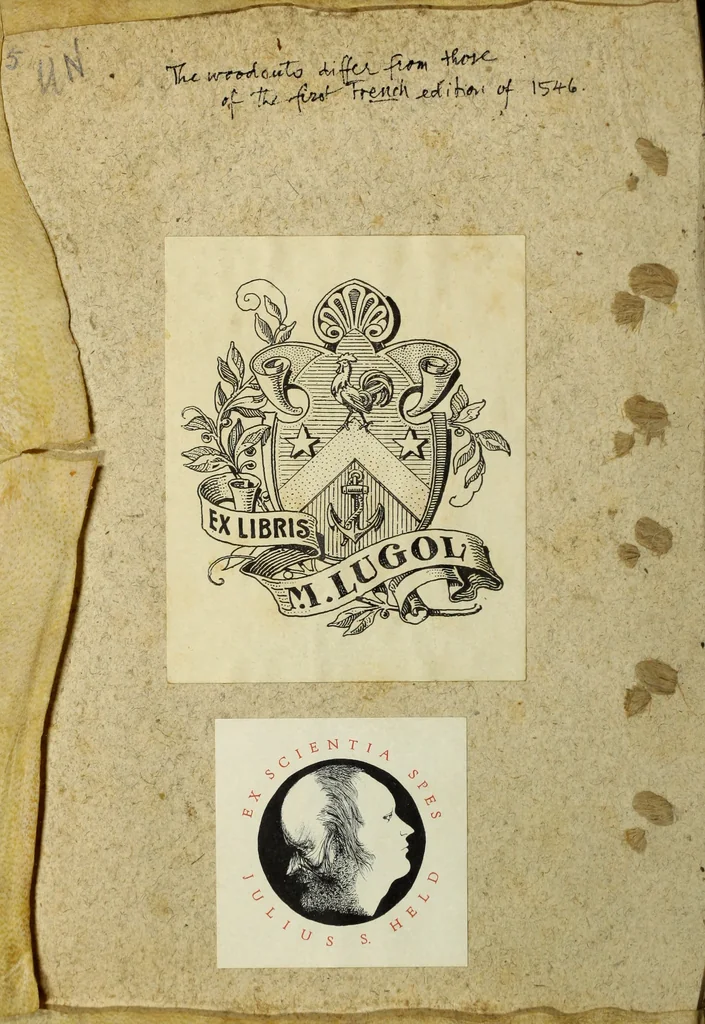 An illustration from Le tableav des riches inventions couuertes de voile des feintes amoureuses, qui sont representees dans le Songe de Poliphile, desvoilees des ombres d Songe & subtilement exposees par Beroalde, 1600, leaf 1