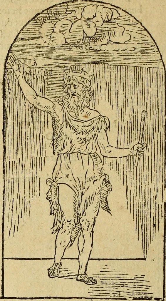 An illustration from Le tableav des riches inventions couuertes de voile des feintes amoureuses, qui sont representees dans le Songe de Poliphile, desvoilees des ombres d Songe & subtilement exposees par Beroalde, 1600, leaf 173