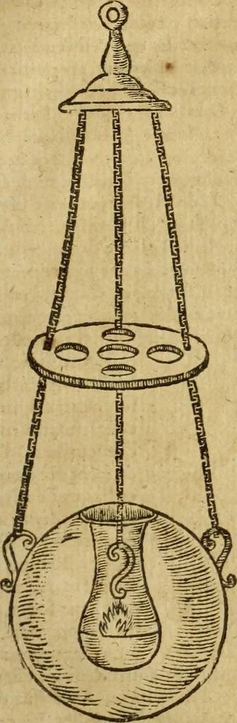 An illustration from Le tableav des riches inventions couuertes de voile des feintes amoureuses, qui sont representees dans le Songe de Poliphile, desvoilees des ombres d Songe & subtilement exposees par Beroalde, 1600, leaf 182