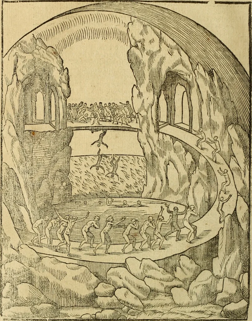 An illustration from Le tableav des riches inventions couuertes de voile des feintes amoureuses, qui sont representees dans le Songe de Poliphile, desvoilees des ombres d Songe & subtilement exposees par Beroalde, 1600, leaf 213