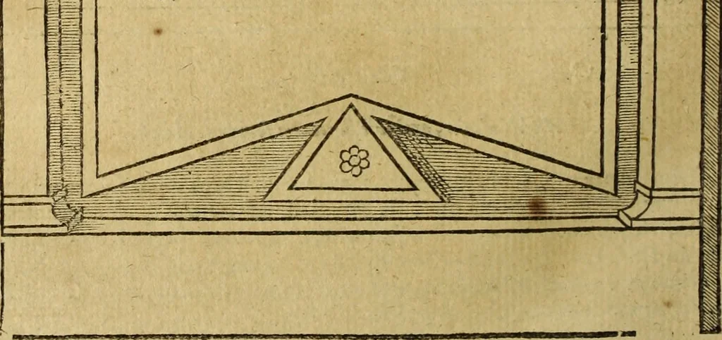 An illustration from Le tableav des riches inventions couuertes de voile des feintes amoureuses, qui sont representees dans le Songe de Poliphile, desvoilees des ombres d Songe & subtilement exposees par Beroalde, 1600, leaf 219