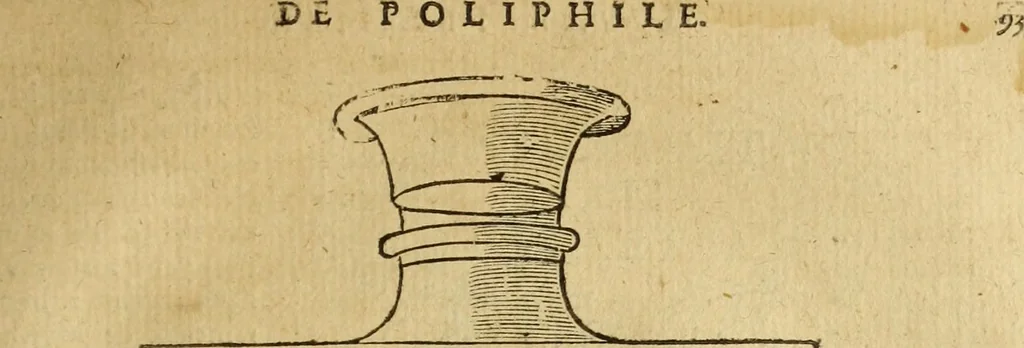 An illustration from Le tableav des riches inventions couuertes de voile des feintes amoureuses, qui sont representees dans le Songe de Poliphile, desvoilees des ombres d Songe & subtilement exposees par Beroalde, 1600, leaf 224