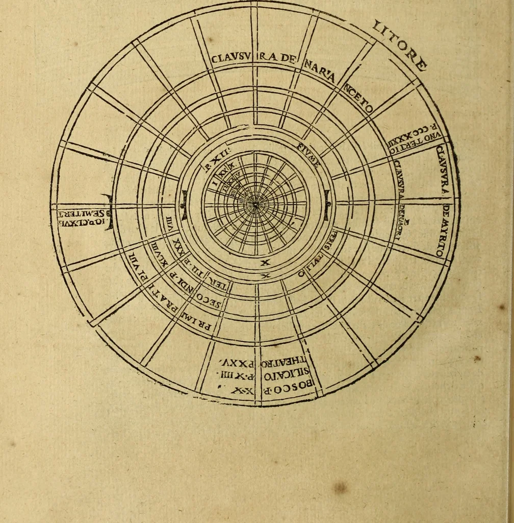 An illustration from Le tableav des riches inventions couuertes de voile des feintes amoureuses, qui sont representees dans le Songe de Poliphile, desvoilees des ombres d Songe & subtilement exposees par Beroalde, 1600, leaf 257