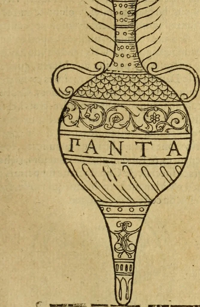 An illustration from Le tableav des riches inventions couuertes de voile des feintes amoureuses, qui sont representees dans le Songe de Poliphile, desvoilees des ombres d Songe & subtilement exposees par Beroalde, 1600, leaf 276
