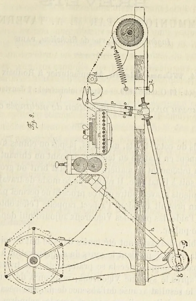 An illustration from Le textile de Lyon, 1879, leaf 523