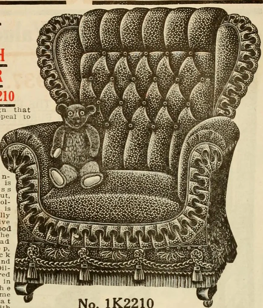 An illustration from Let Hartman feather your nest., 1916, leaf 102
