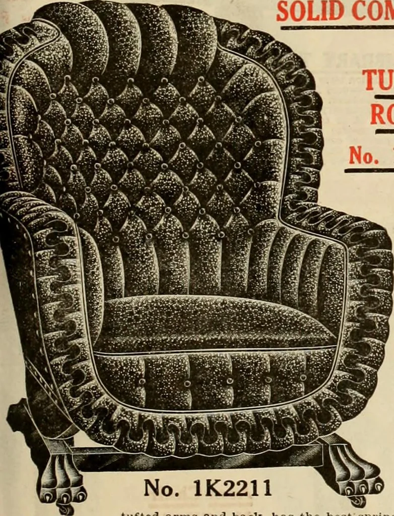 An illustration from Let Hartman feather your nest., 1916, leaf 102