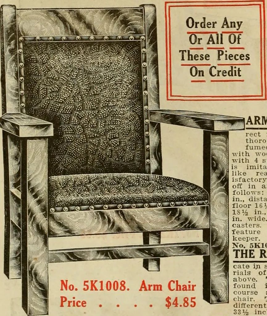 An illustration from Let Hartman feather your nest., 1916, leaf 105