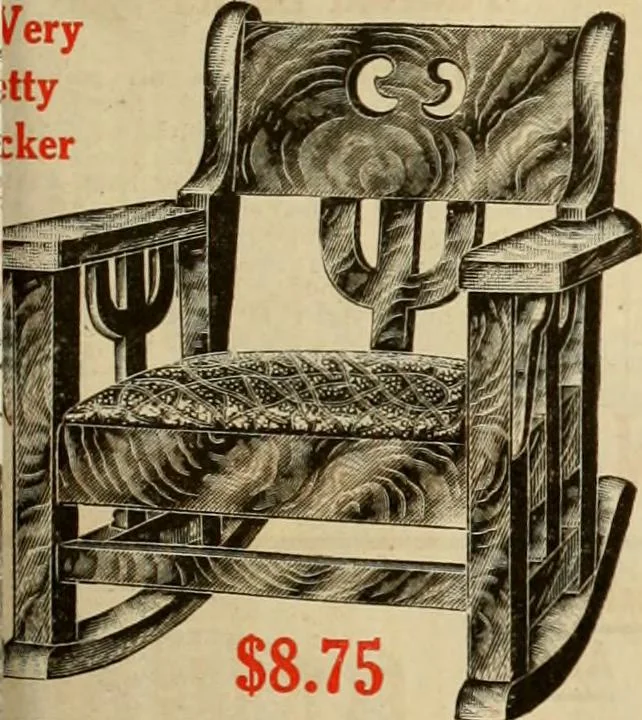 An illustration from Let Hartman feather your nest., 1916, leaf 108