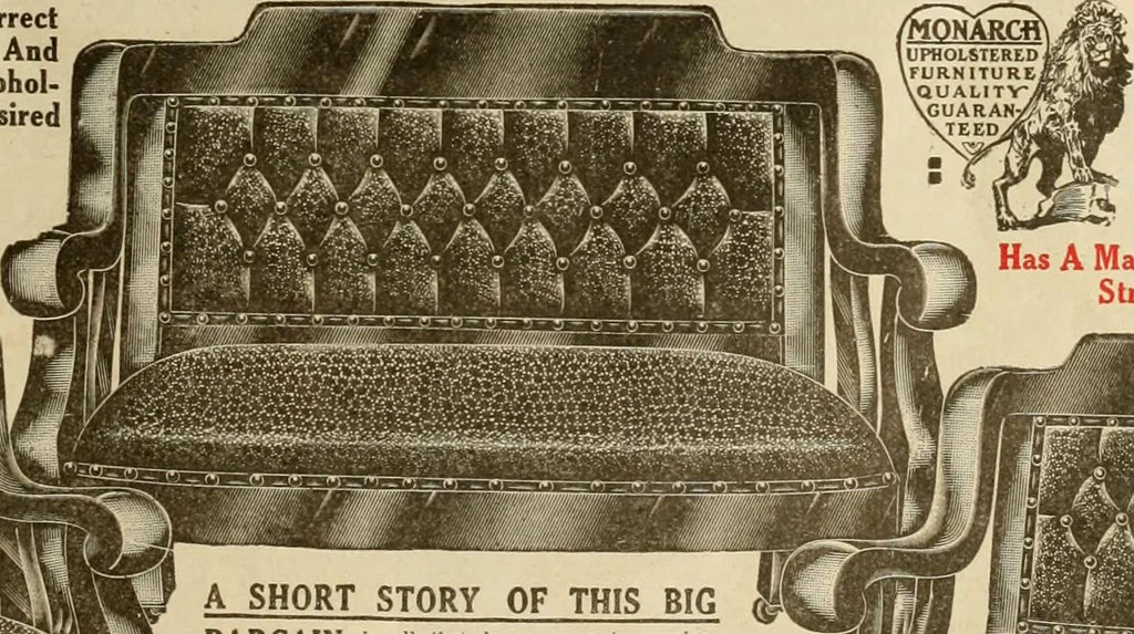 An illustration from Let Hartman feather your nest., 1916, leaf 120