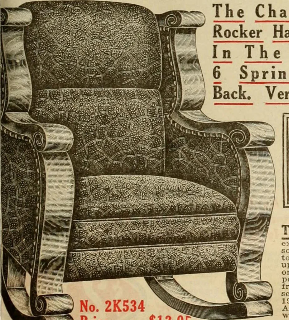 An illustration from Let Hartman feather your nest., 1916, leaf 124