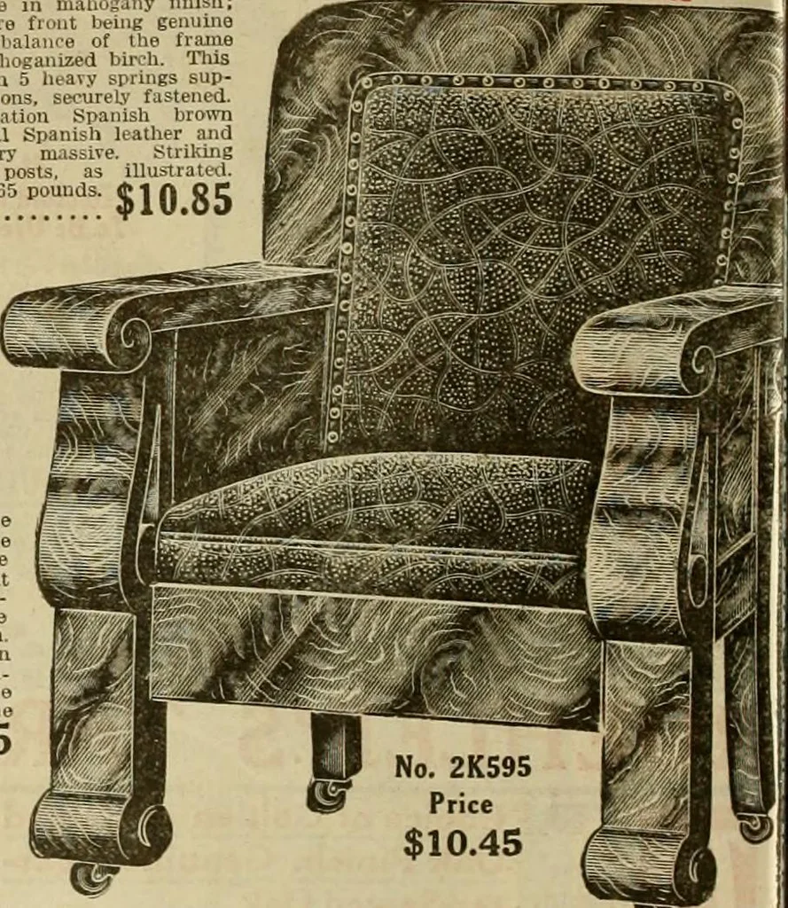 An illustration from Let Hartman feather your nest., 1916, leaf 135