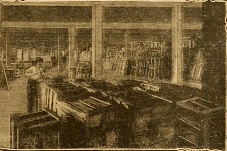 An illustration from Let Hartman feather your nest., 1916, leaf 14