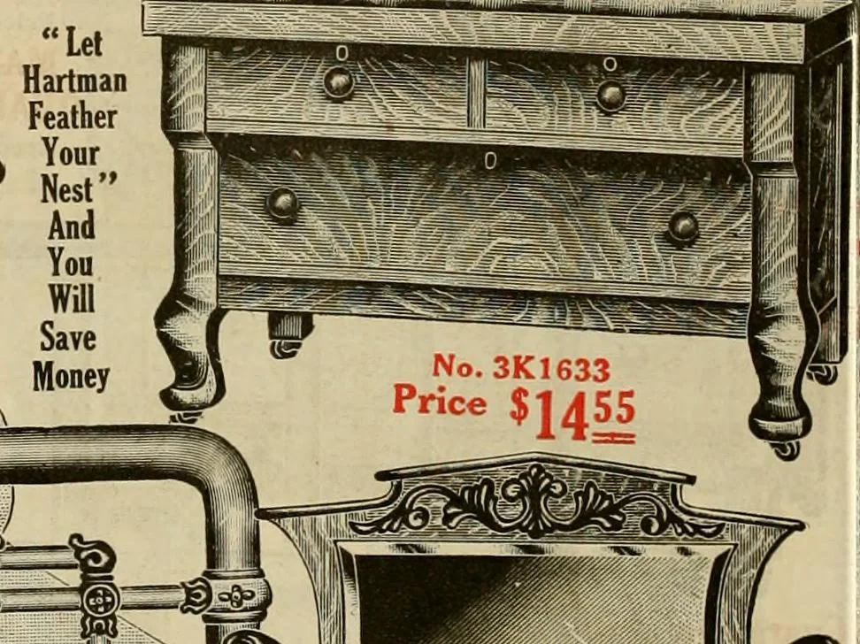 An illustration from Let Hartman feather your nest., 1916, leaf 157