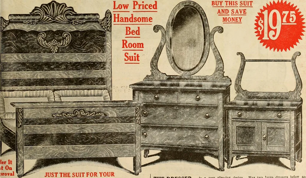 An illustration from Let Hartman feather your nest., 1916, leaf 158