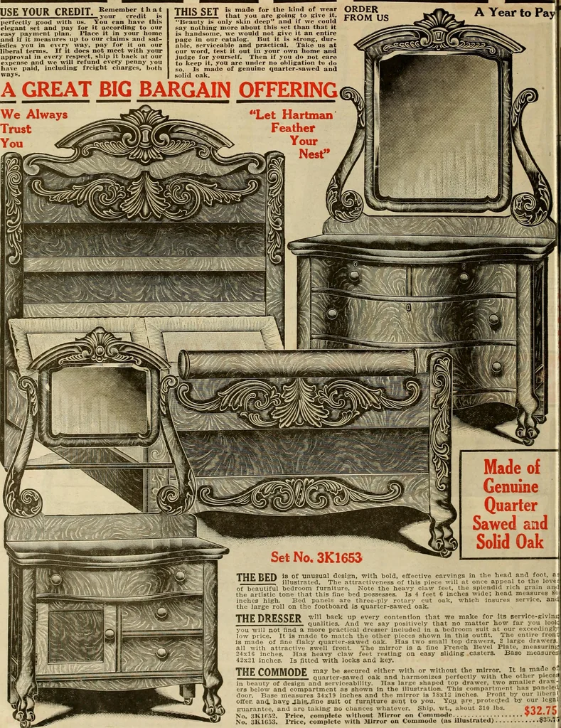 An illustration from Let Hartman feather your nest., 1916, leaf 167