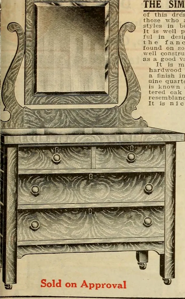 An illustration from Let Hartman feather your nest., 1916, leaf 174