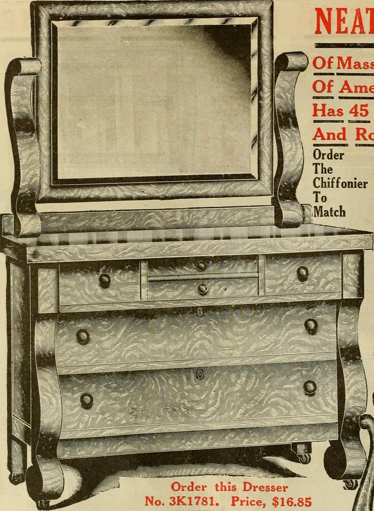 An illustration from Let Hartman feather your nest., 1916, leaf 181