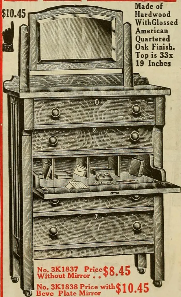 An illustration from Let Hartman feather your nest., 1916, leaf 187