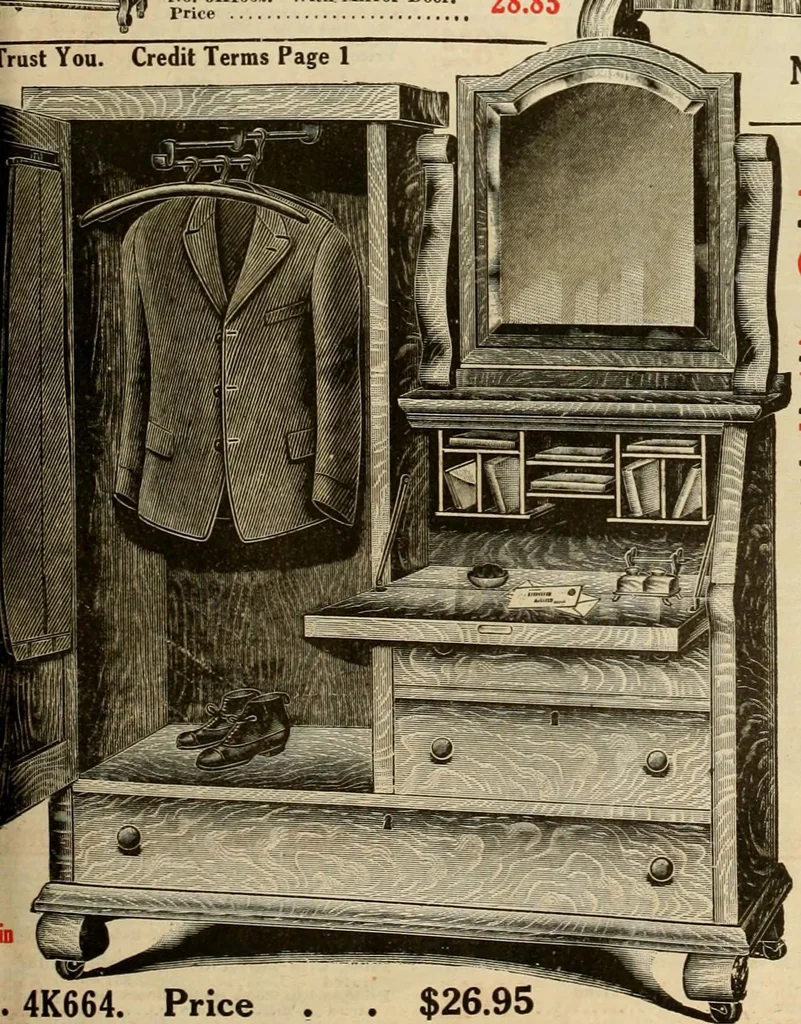 An illustration from Let Hartman feather your nest., 1916, leaf 190