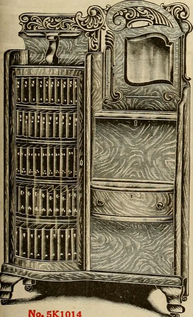 An illustration from Let Hartman feather your nest., 1916, leaf 214