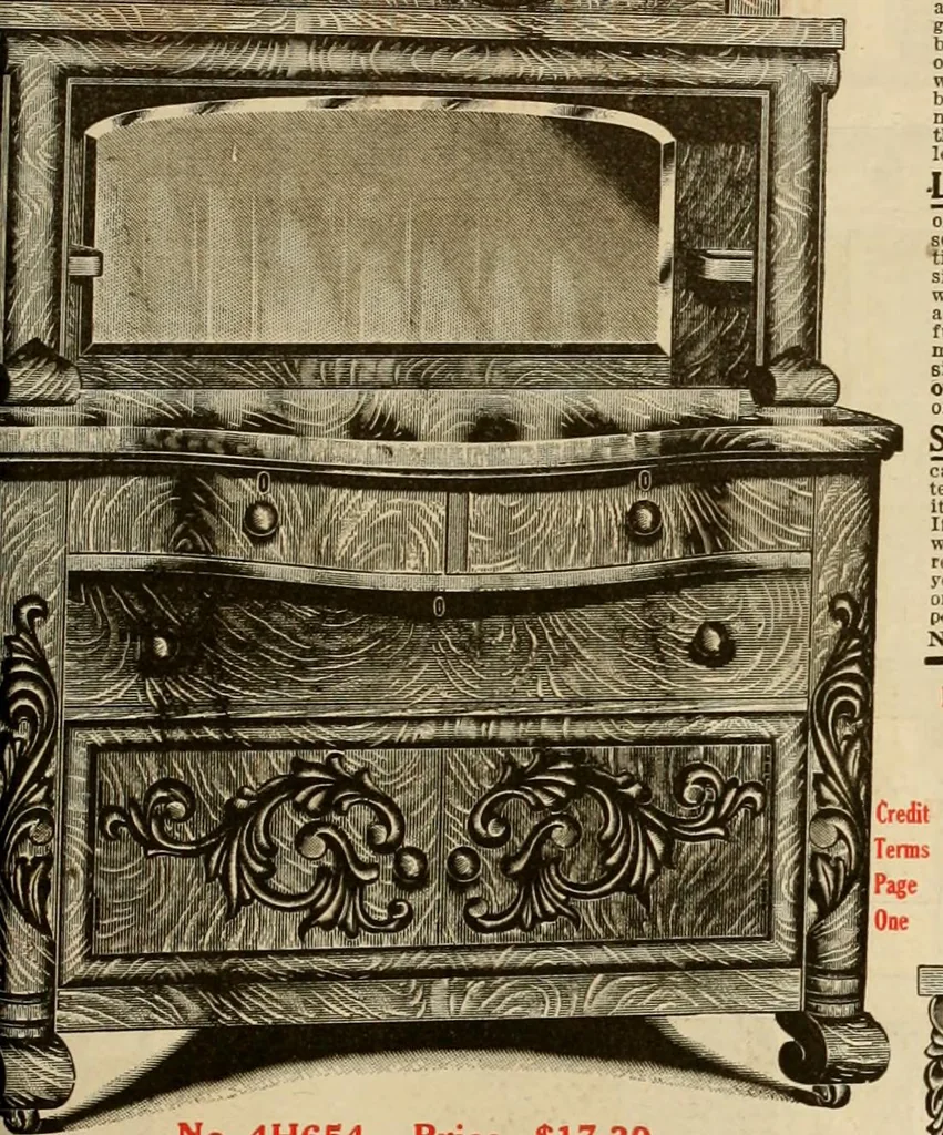 An illustration from Let Hartman feather your nest., 1916, leaf 252