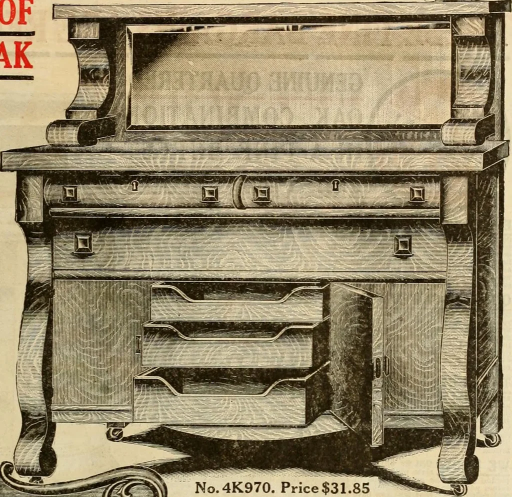 An illustration from Let Hartman feather your nest., 1916, leaf 258