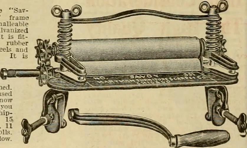An illustration from Let Hartman feather your nest., 1916, leaf 393