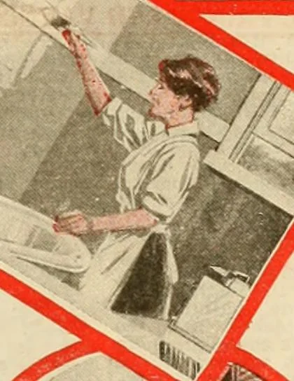 An illustration from Let Hartman feather your nest., 1916, leaf 398