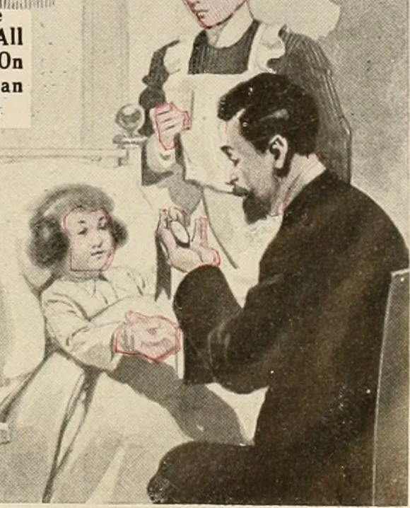 An illustration from Let Hartman feather your nest., 1916, leaf 430