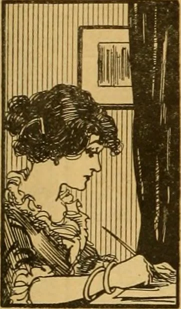 An illustration from Let Hartman feather your nest., 1916, leaf 7