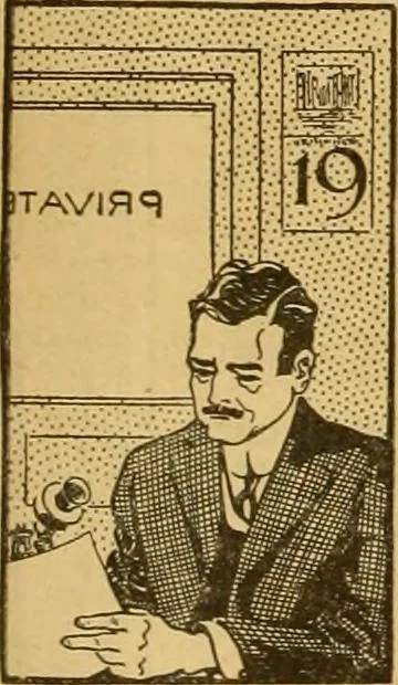 An illustration from Let Hartman feather your nest., 1916, leaf 7