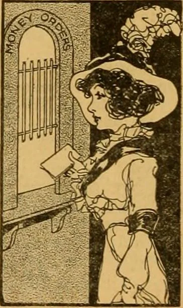 An illustration from Let Hartman feather your nest., 1916, leaf 7
