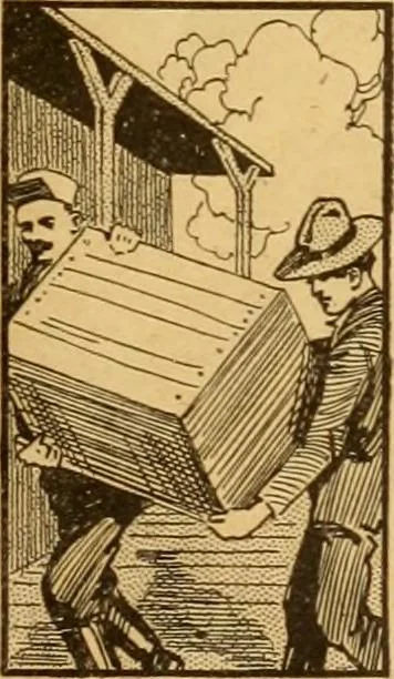 An illustration from Let Hartman feather your nest., 1916, leaf 8