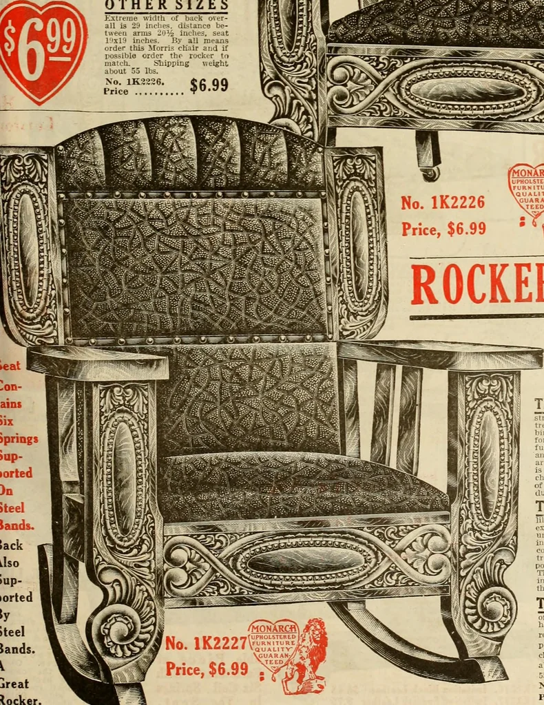 An illustration from Let Hartman feather your nest., 1916, leaf 82
