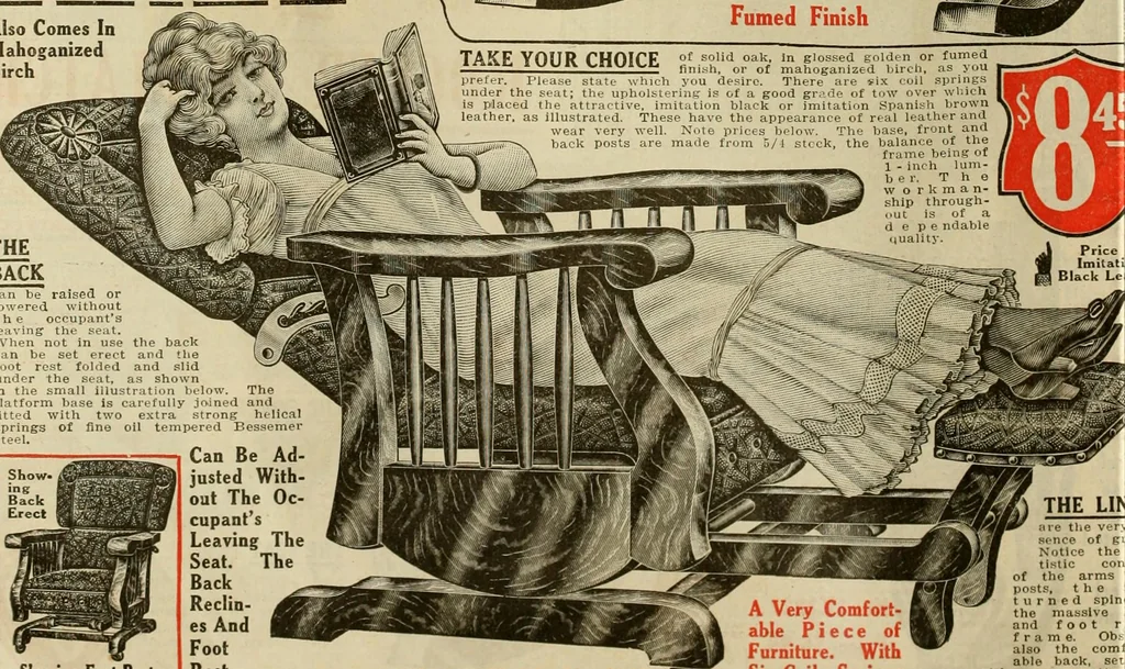 An illustration from Let Hartman feather your nest., 1916, leaf 83