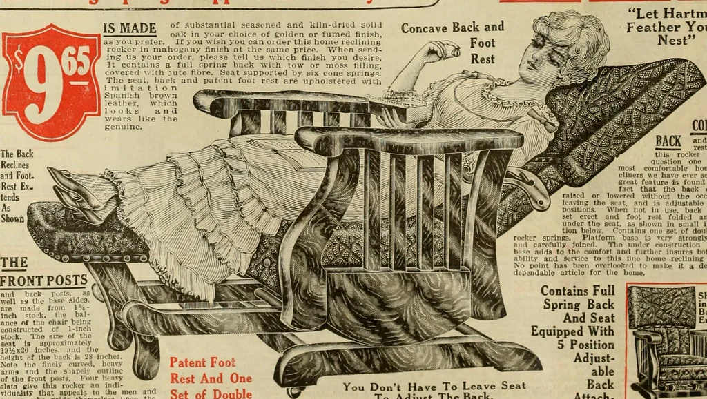 An illustration from Let Hartman feather your nest., 1916, leaf 85