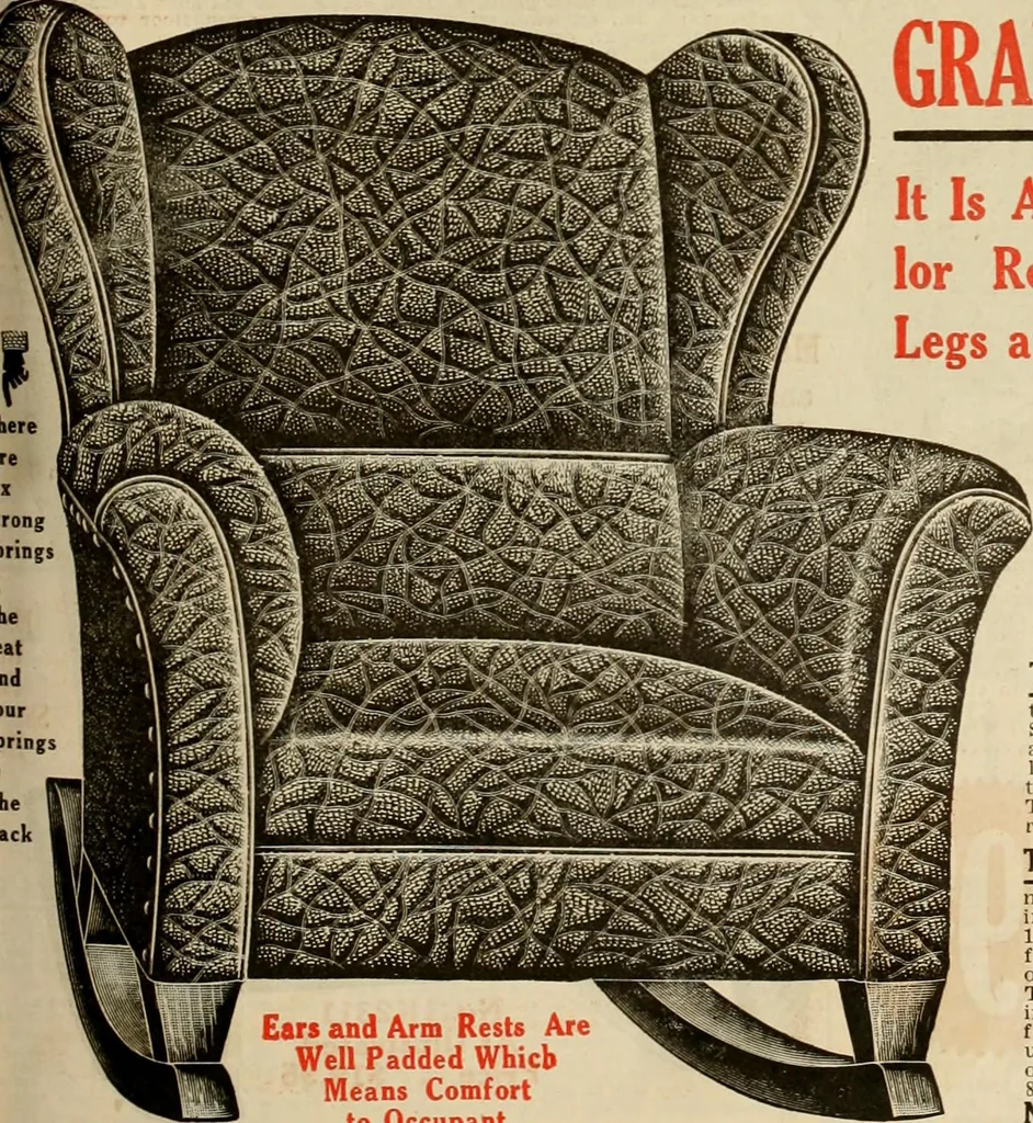 An illustration from Let Hartman feather your nest., 1916, leaf 98