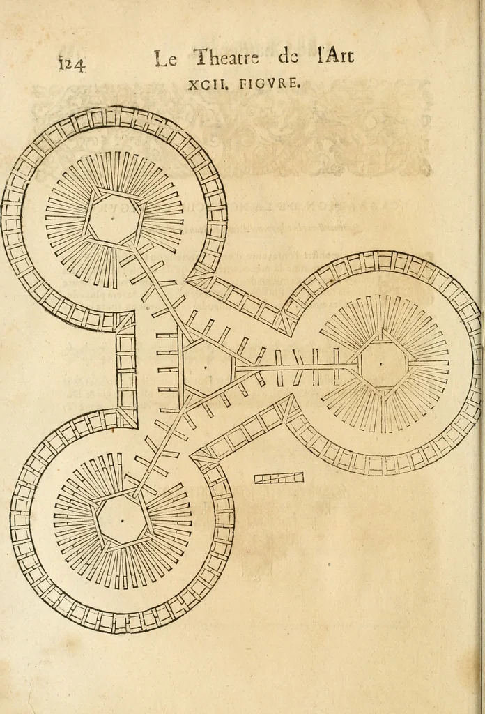 An illustration from Le theatre de l'art de charpentier : enrichi de diuerses figures, auec l'interpretation dicelles faict & dresse, 1627, leaf 125