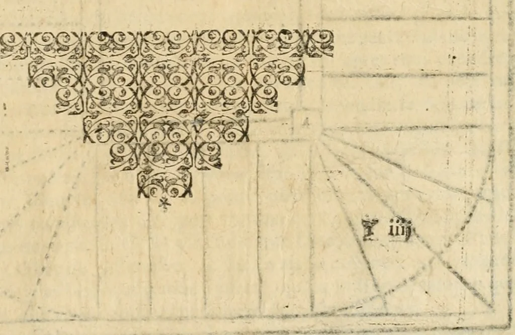 An illustration from Le theatre de l'art de charpentier : enrichi de diuerses figures, auec l'interpretation dicelles faict & dresse, 1627, leaf 166