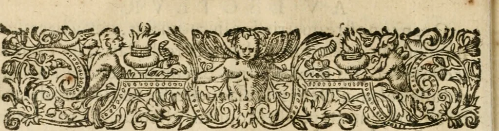 An illustration from Le theatre des antiquitez de Paris; où est traicté de la fondation des eglises et chapelles de la cité, vniuersité, ville et diocese de Paris; comme aussi de l'institution du Parlement, fondation de l'vniuersité & colleges & autres choses remarquables. Diuisé en quatre liures, 1612, leaf 17