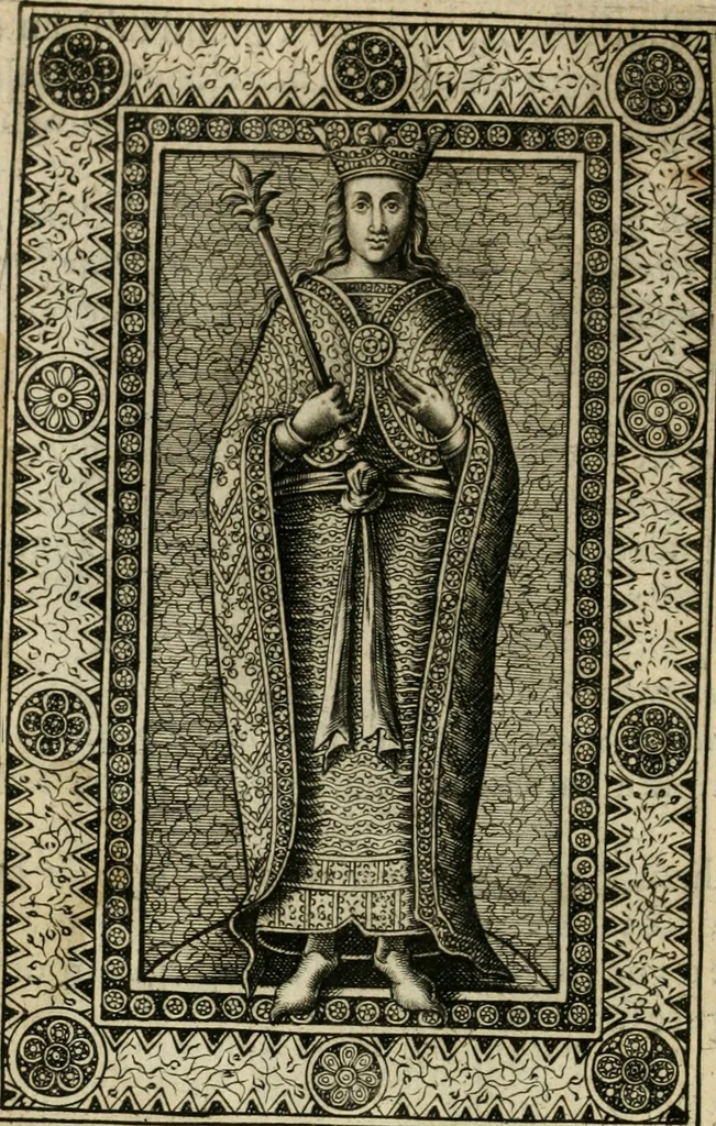 An illustration from Le theatre des antiquitez de Paris; où est traicté de la fondation des eglises et chapelles de la cité, vniuersité, ville et diocese de Paris; comme aussi de l'institution du Parlement, fondation de l'vniuersité & colleges & autres choses remarquables. Diuisé en quatre liures, 1612, leaf 325