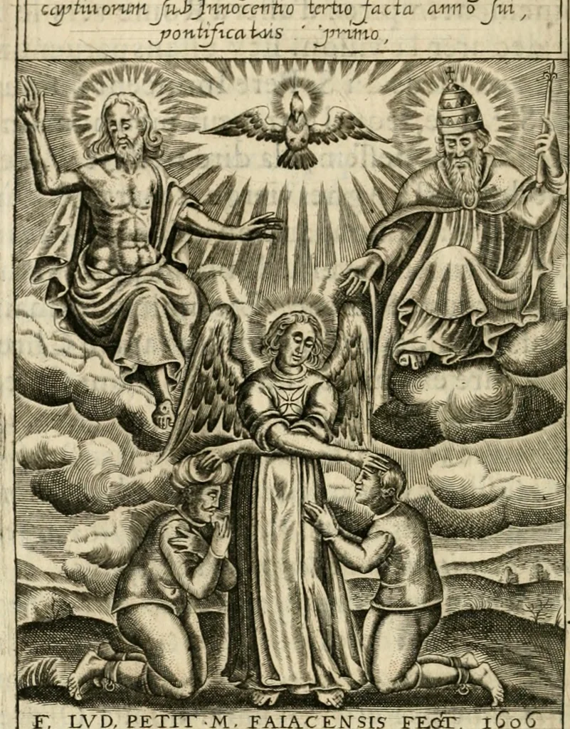 An illustration from Le theatre des antiquitez de Paris; où est traicté de la fondation des eglises et chapelles de la cité, vniuersité, ville et diocese de Paris; comme aussi de l'institution du Parlement, fondation de l'vniuersité & colleges & autres choses remarquables. Diuisé en quatre liures, 1612, leaf 509