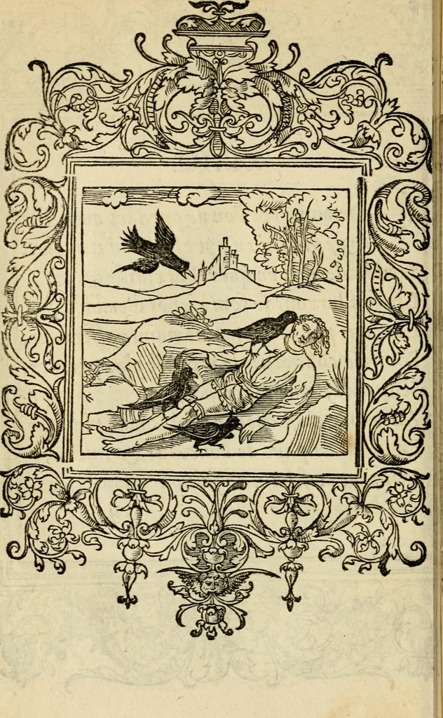 An illustration from Le theatre des bons engins : auquel sont contenuz cent emblemes moraulx, 1545, leaf 107