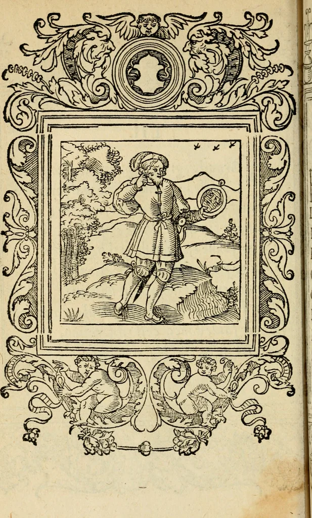 An illustration from Le theatre des bons engins : auquel sont contenuz cent emblemes moraulx, 1545, leaf 123