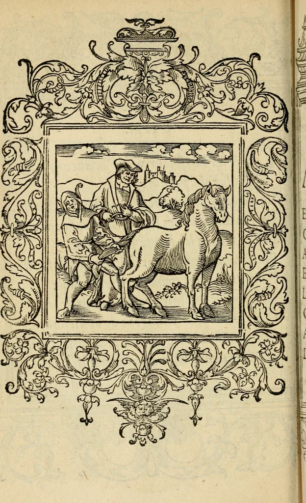 An illustration from Le theatre des bons engins : auquel sont contenuz cent emblemes moraulx, 1545, leaf 127