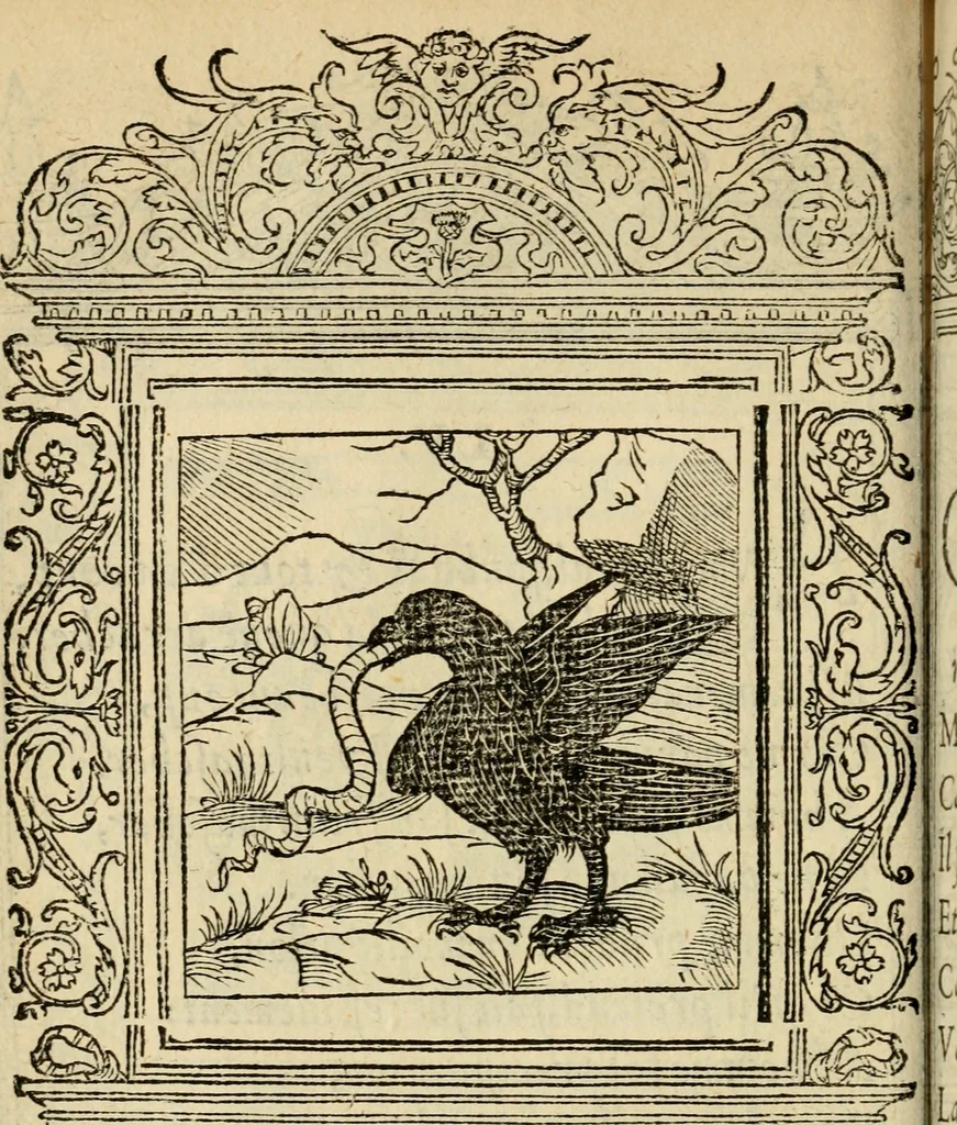 An illustration from Le theatre des bons engins : auquel sont contenuz cent emblemes moraulx, 1545, leaf 129