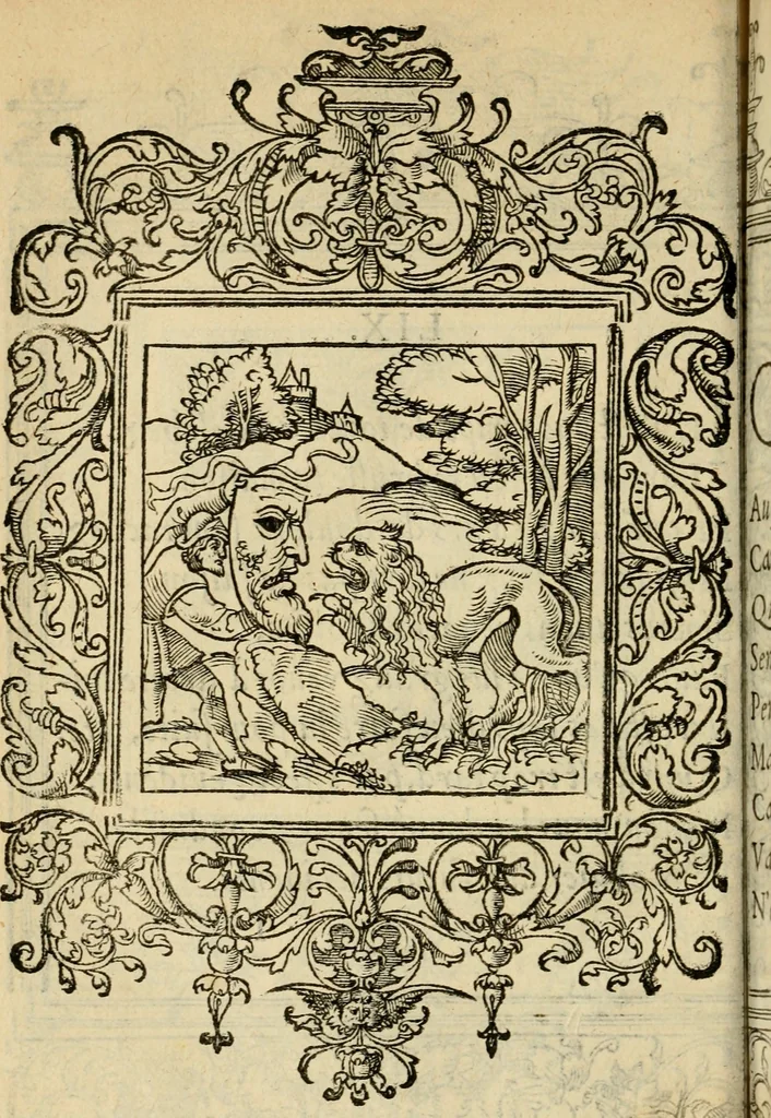 An illustration from Le theatre des bons engins : auquel sont contenuz cent emblemes moraulx, 1545, leaf 137