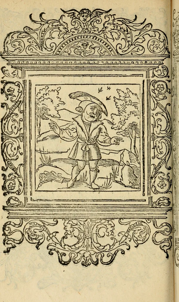 An illustration from Le theatre des bons engins : auquel sont contenuz cent emblemes moraulx, 1545, leaf 145