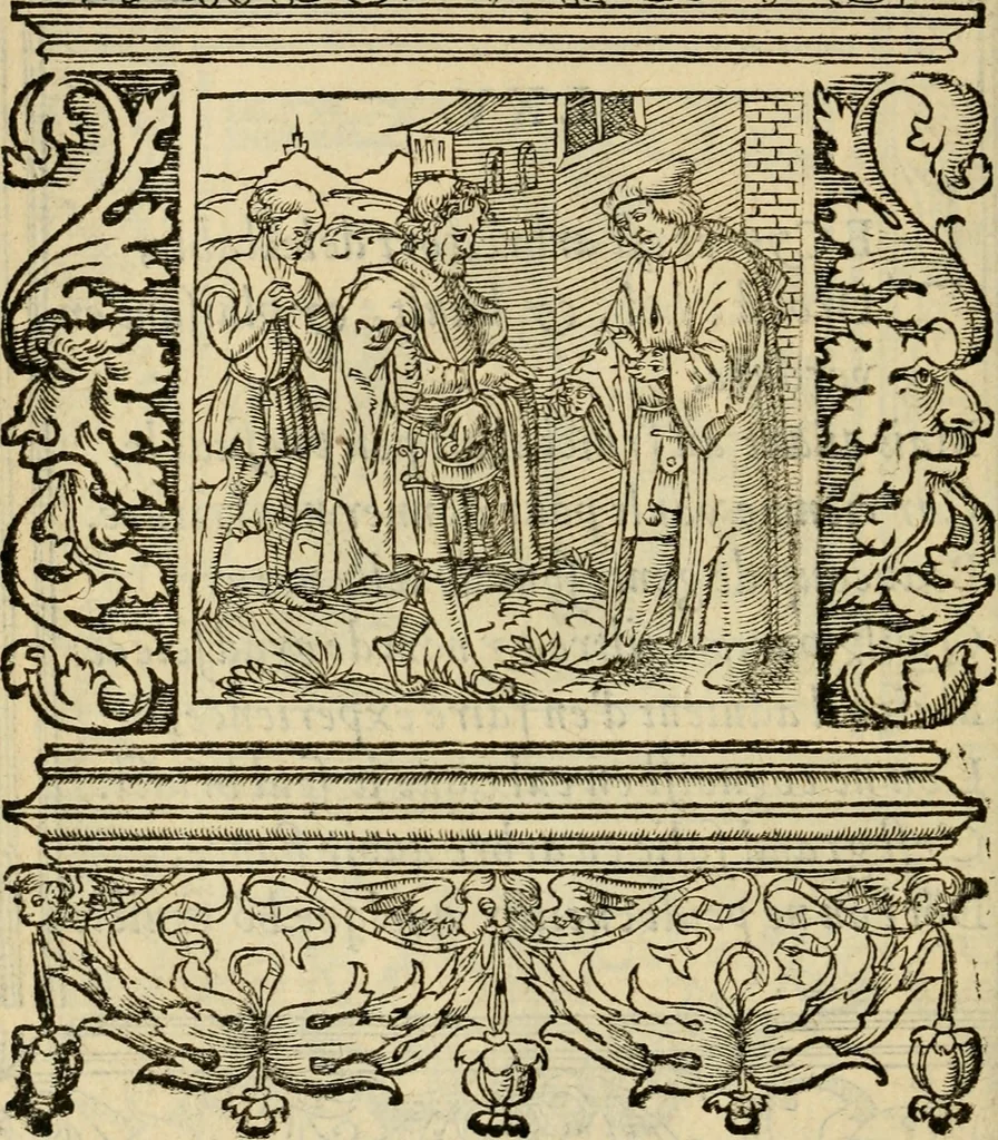 An illustration from Le theatre des bons engins : auquel sont contenuz cent emblemes moraulx, 1545, leaf 149